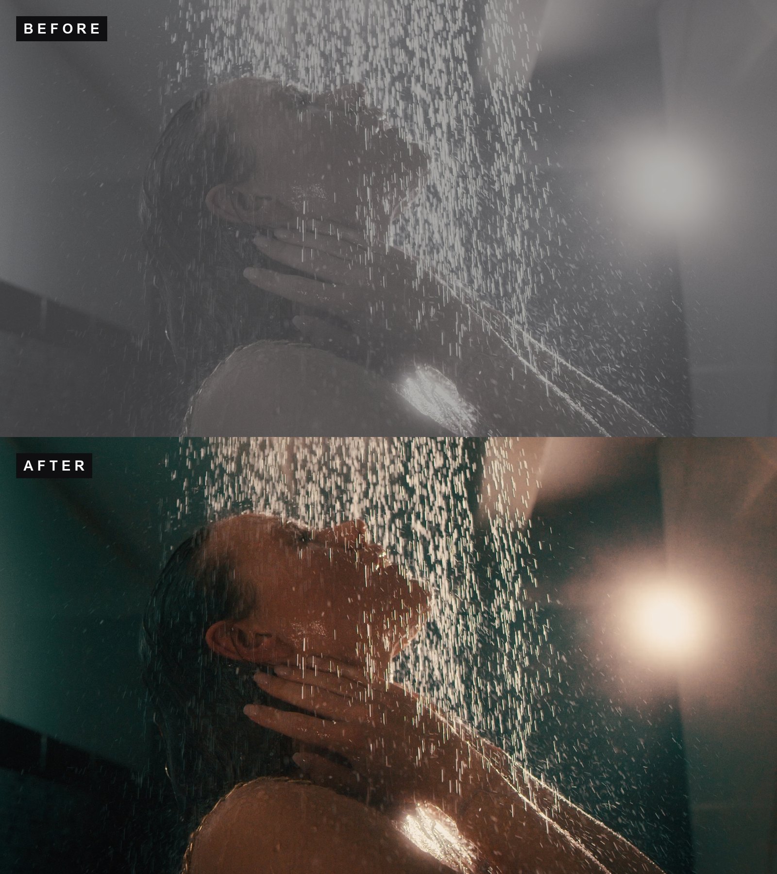 CINEMA Moody Vintage before and after
