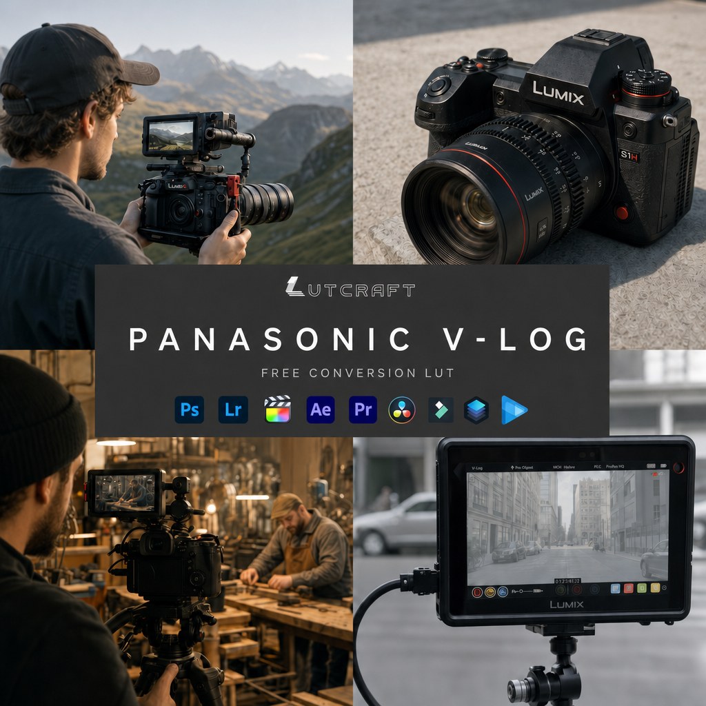 Panasonic V-Log to Rec.709 free conversion LUT from Lutcraft
